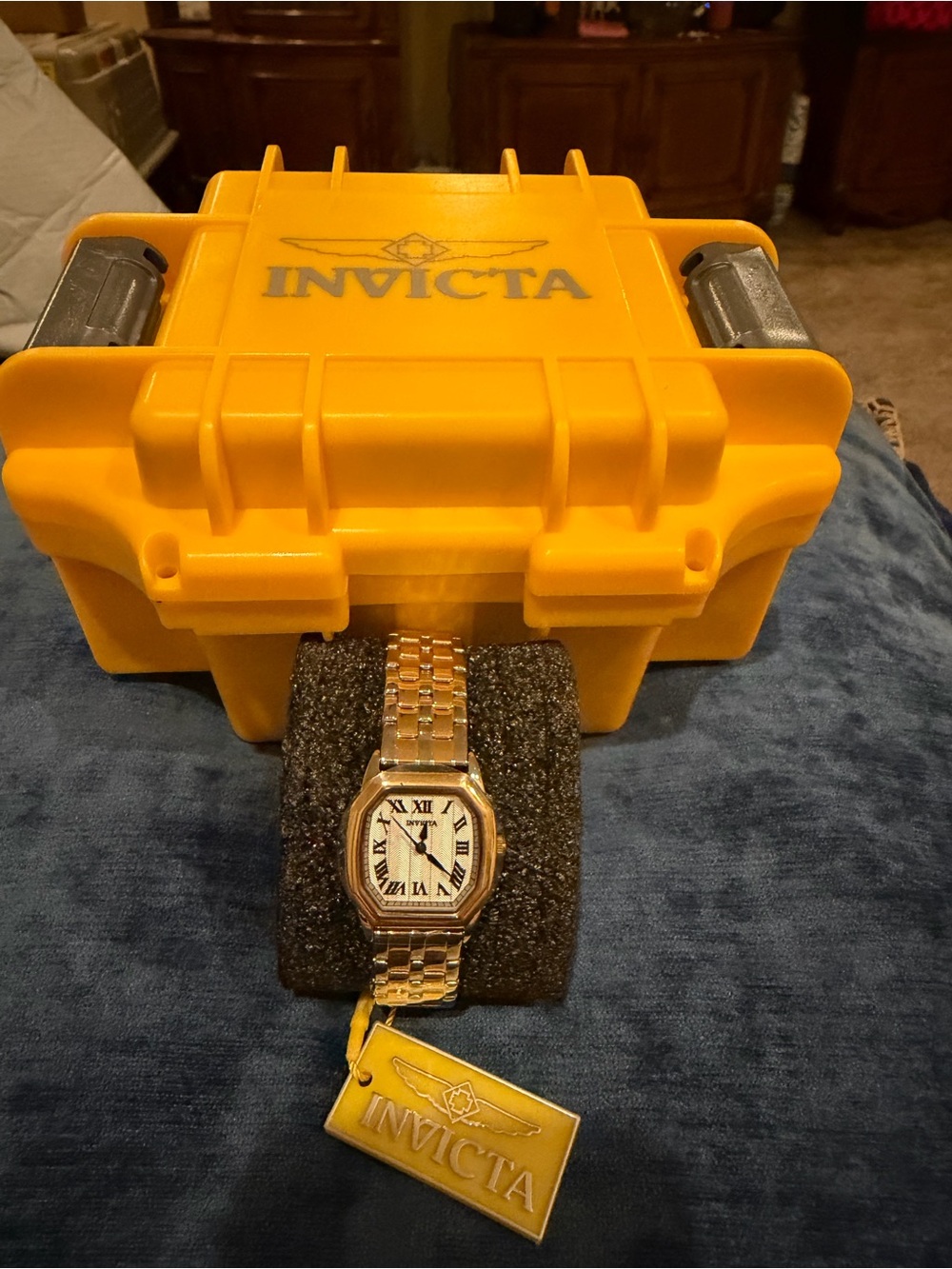 New in Box Invicta Wildflower Two-Tone Octagon Roman Numeral Quartz Watch